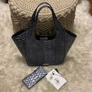 Leather Brahmin Carla and matching wallet